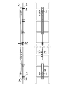 AH5 直梯攀爬保护系统